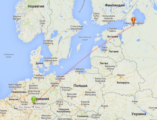 Спб Франкфурт